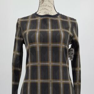 Lurking Class Shadow Coffin Plaid Skater Dress